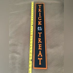 Trick or Treat Halloween decor Target Spritz NWT wooden sign 🎃 👻